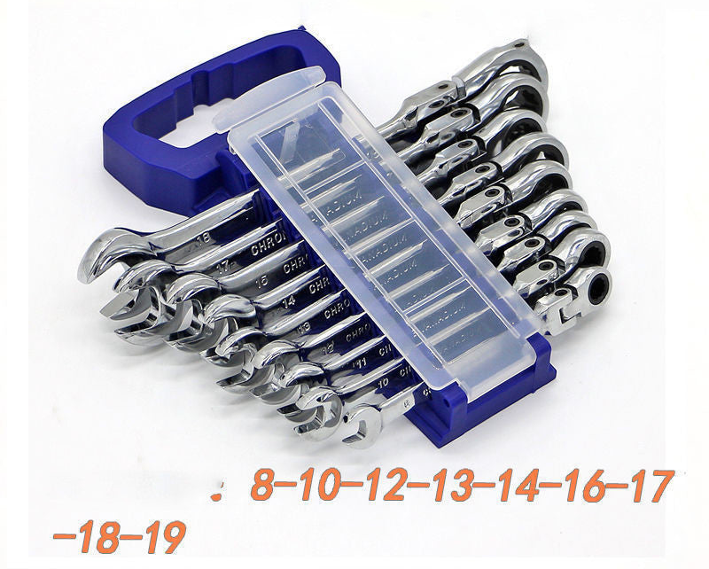 Ring-Gabelschlüssel mit Ratschfunktion