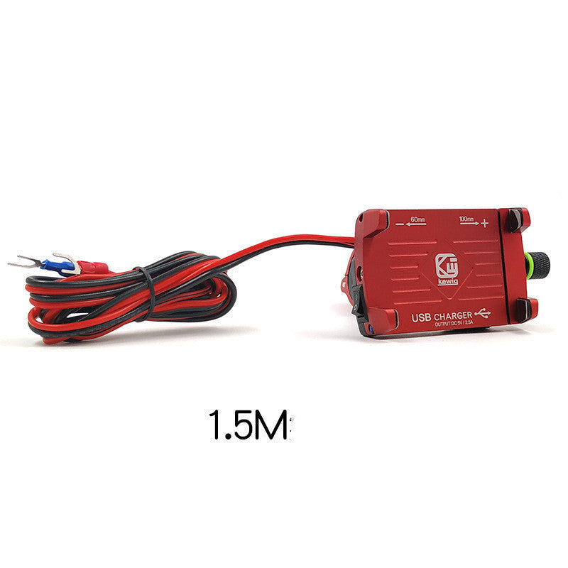 Handyhalter mit USB-Anschluss