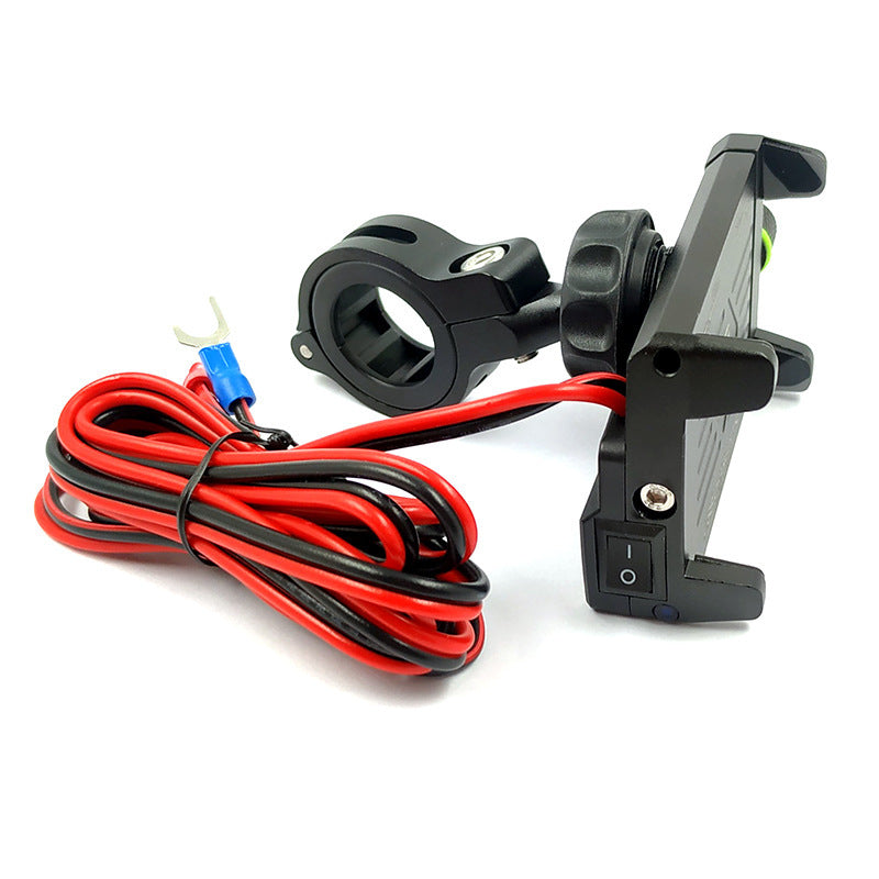 Handyhalter mit USB-Anschluss