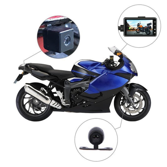 Motorrad Dash Cam vorne + hinten
