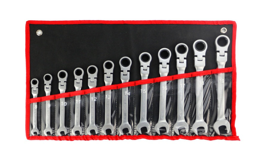 Ring-Gabelschlüssel mit Ratschfunktion