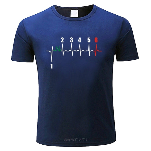 T-Shirt Biker Heartbeat