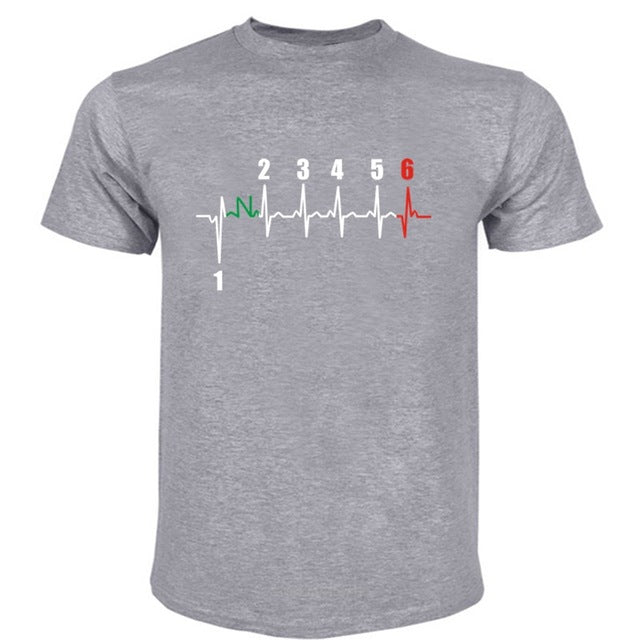 T-Shirt Biker Heartbeat