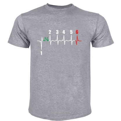 T-Shirt Biker Heartbeat