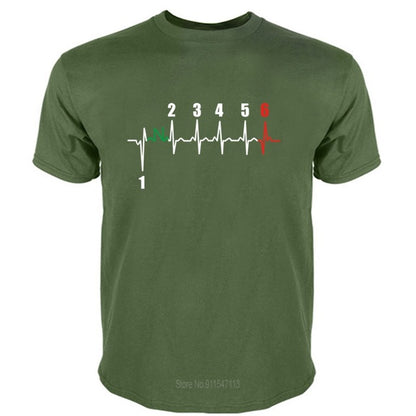 T-Shirt Biker Heartbeat