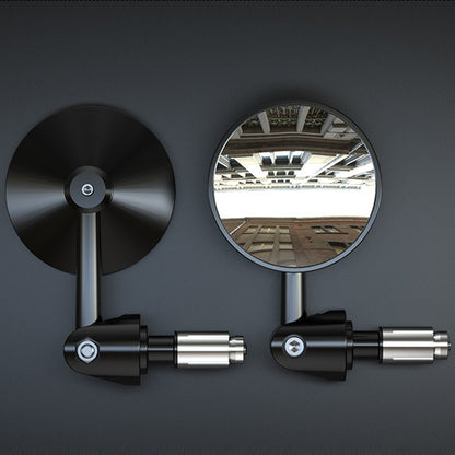Spiegel für Lenkerende rund, Flach oder Konvex