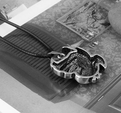 BEIER Live To Ride - Ride To Live Anhänger mit Lederkette