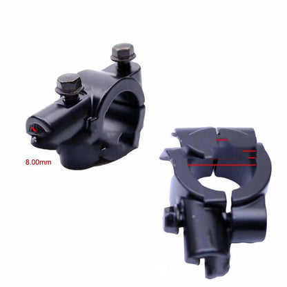 Motorradspiegelhalter in Chrom oder schwarz