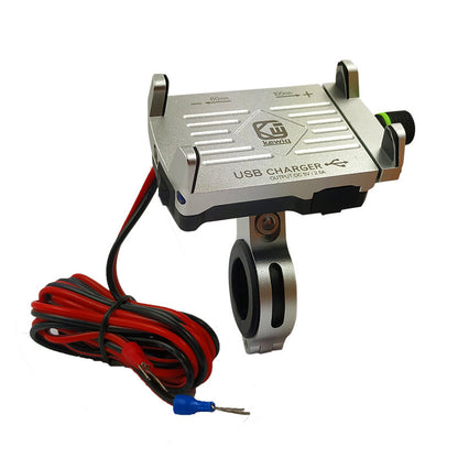 Handyhalter mit USB-Anschluss