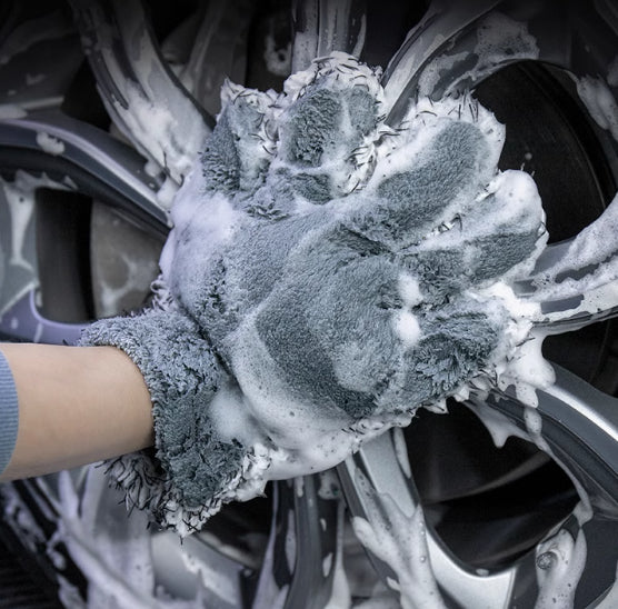 Waschhandschuh Microfaser