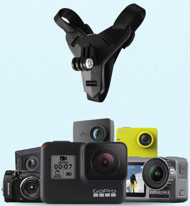 Actioncam Halterung für Helm/Kinn