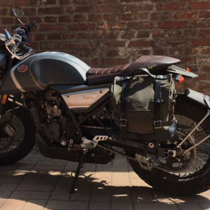 Motorrad Seitentaschen Vintage