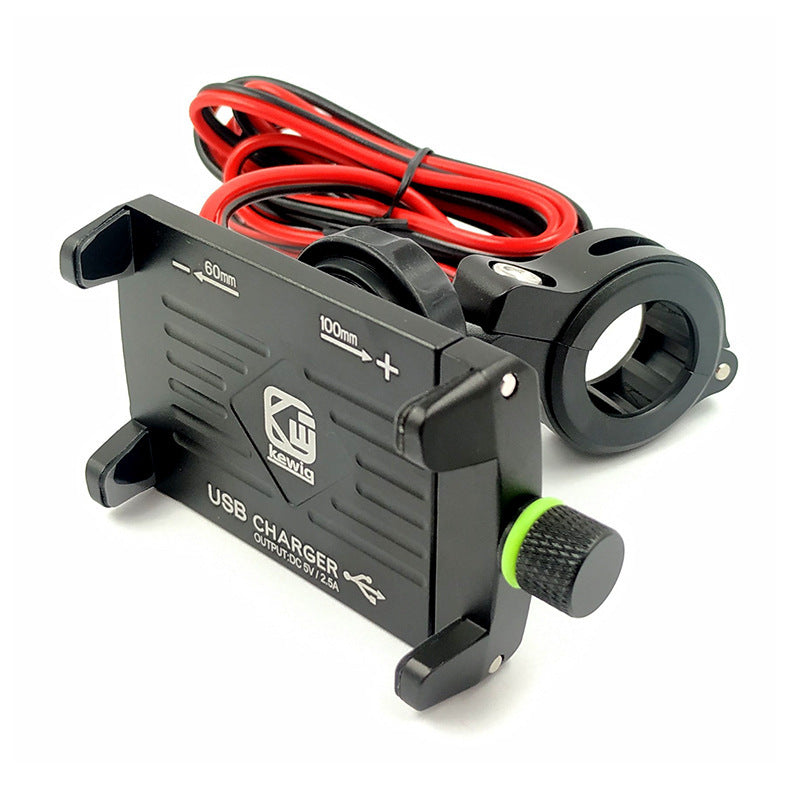 Handyhalter mit USB-Anschluss