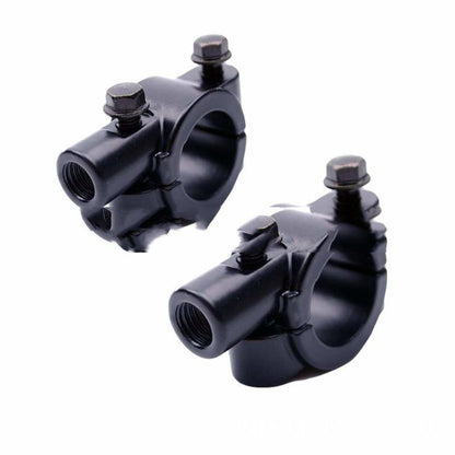 Motorradspiegelhalter in Chrom oder schwarz