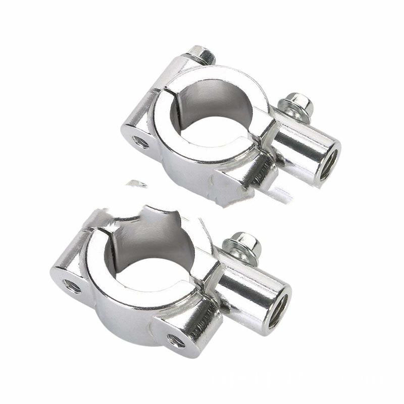 Motorradspiegelhalter in Chrom oder schwarz