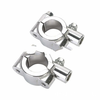 Motorradspiegelhalter in Chrom oder schwarz