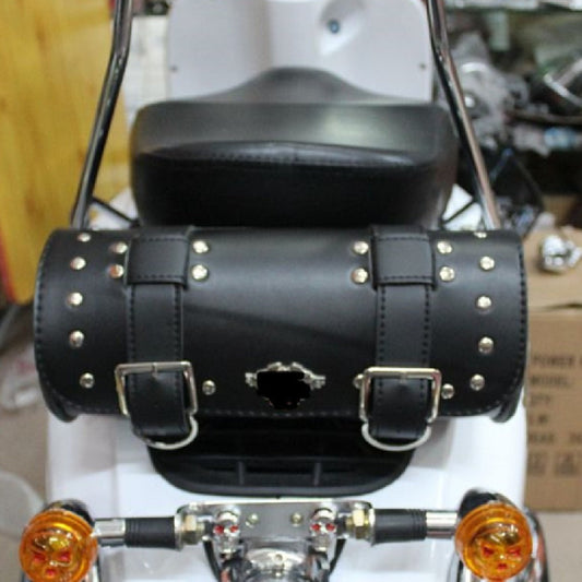 Ledertasche rund / als Rolle