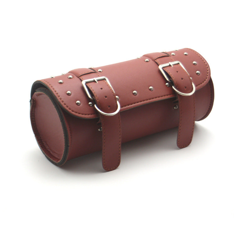 Ledertasche rund / als Rolle